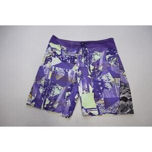 Under Armour Board Shorts HeatGear Loose Graphic Athletic Water Swim Mens Sz 36